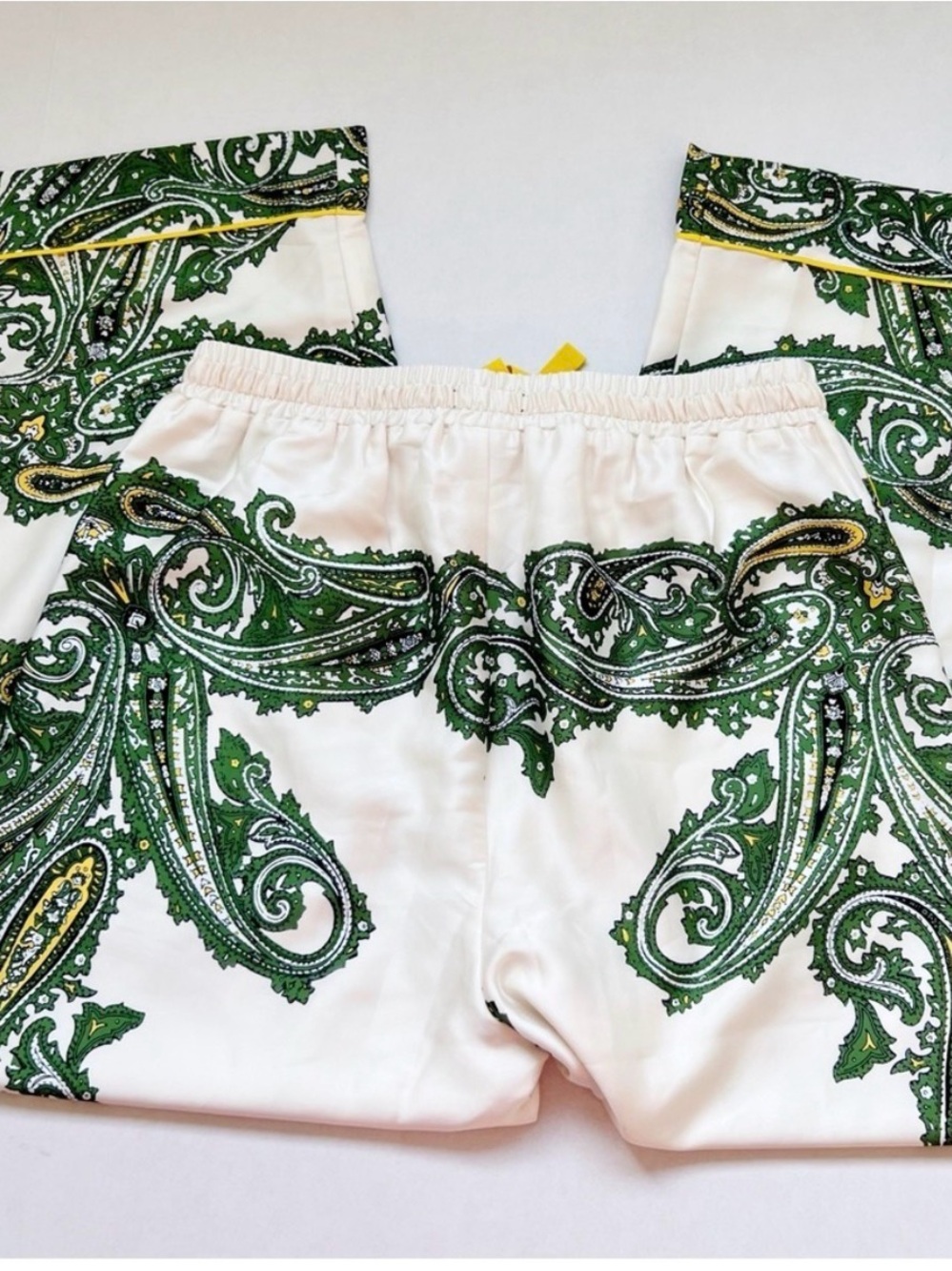 J.Crew: Relaxed Pant In Paisley Twill For Women Beachy Resort Trousers Pants 6 - Picture 3 of 5
